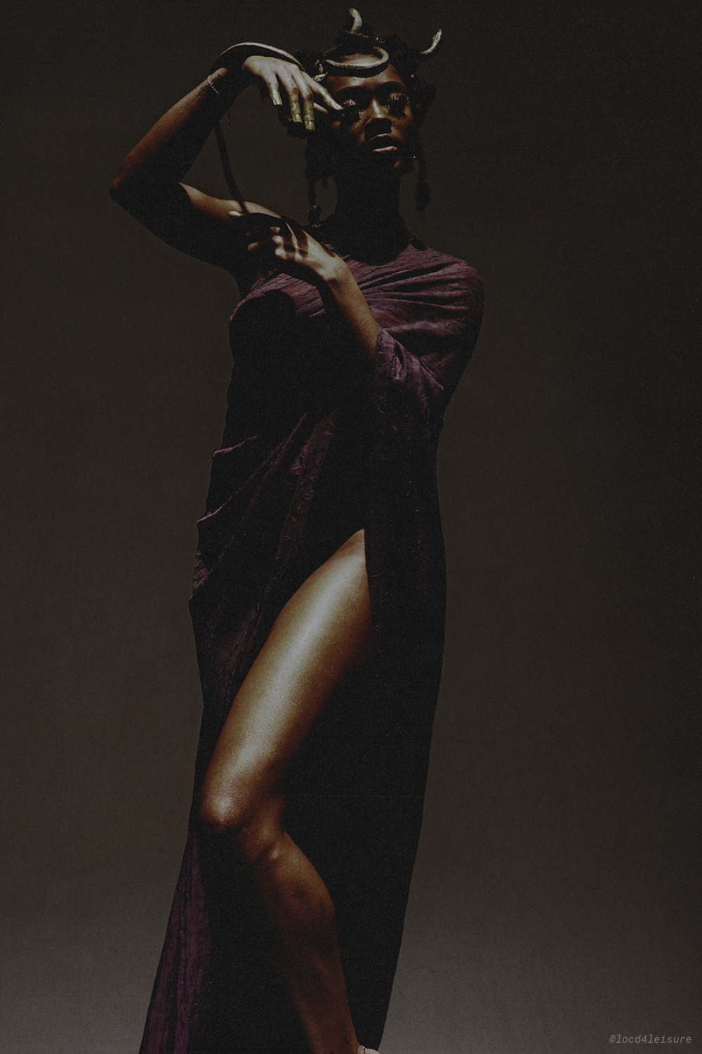 medusa halloween costume for people with locs